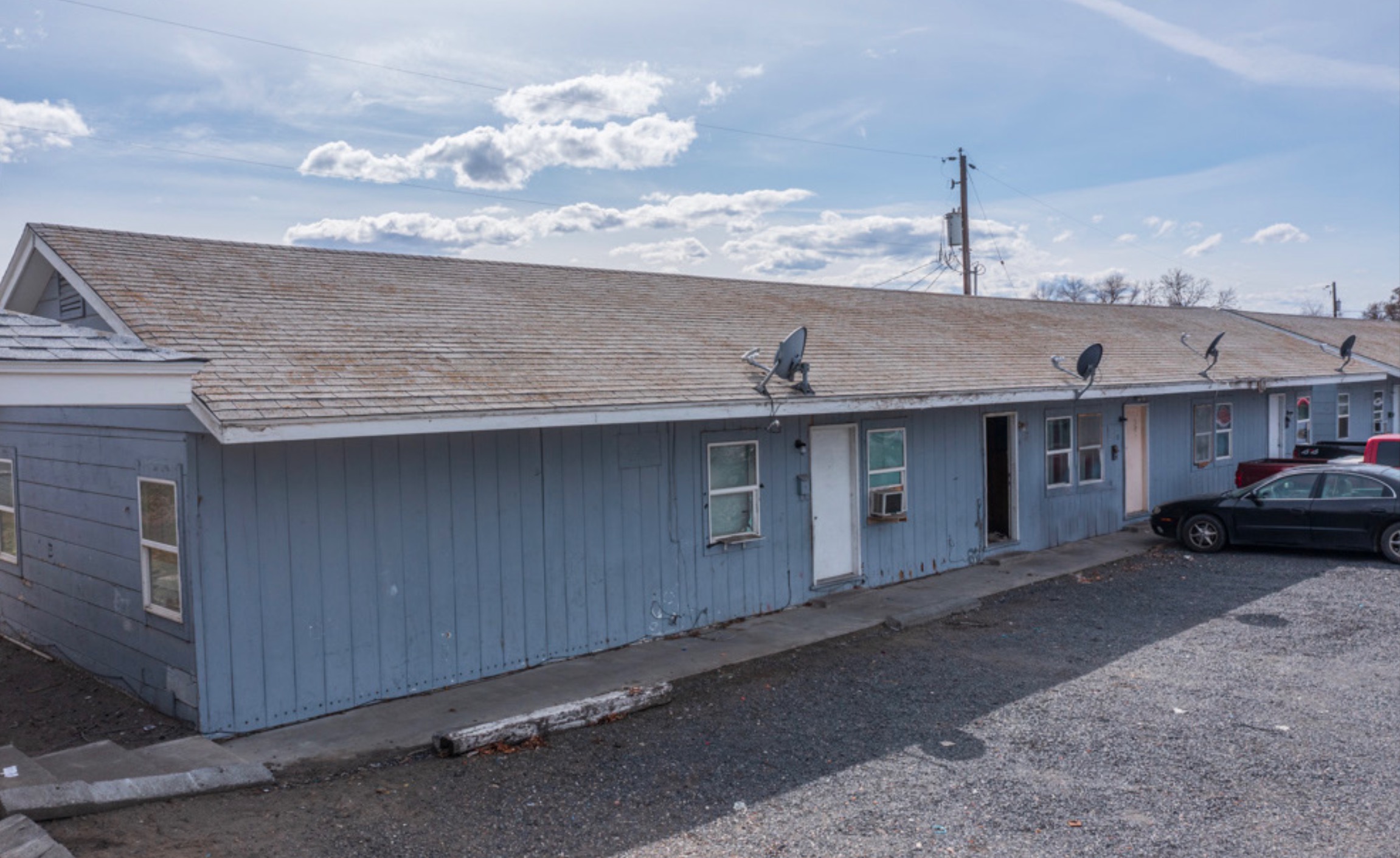 Exterior before renovation